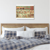 Oud orchard Beach, Maine - Grote Letter-scènes Canvas Afdruk (Insitu (Slaapkamer))