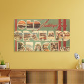Oud orchard Beach, Maine - Grote Letter-scènes Canvas Afdruk (Insitu (Woonkamer))