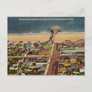 , oud orchard-strand, Maine Briefkaart