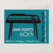 Oud Orgel 60ste verjaardagsfeest Save the Date Aankondigingskaart (Voorkant)