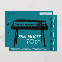 Oud Orgel 70ste verjaardagsfeest Save the Date