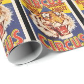 Oud origineel  tijgercircus poster 1900 cadeaupapier (Rol Hoek)