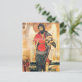 Oud-orthodoxe icoon van John de Baptist Briefkaart (Staand voorkant)