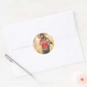 Oud-orthodoxe icoon van John de Baptist Ronde Sticker (Envelop)