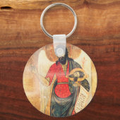 Oud-orthodoxe icoon van John de Baptist Sleutelhanger (Voorkant)