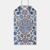 Oud-Ottomaans bloemmotief Iznik Cadeaulabel (Voorkant)