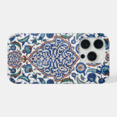 Oud-Ottomaans bloemmotief Iznik iPhone Hoesje (Achterkant horizontaal)