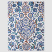 Oud-Ottomaans Bloemmotief Iznik Tissuepapier (Voorkant)