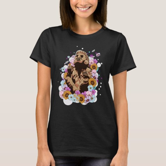 Oud-oud-burgemeester Aztec-beeldbeeld T-shirt (Voorkant)