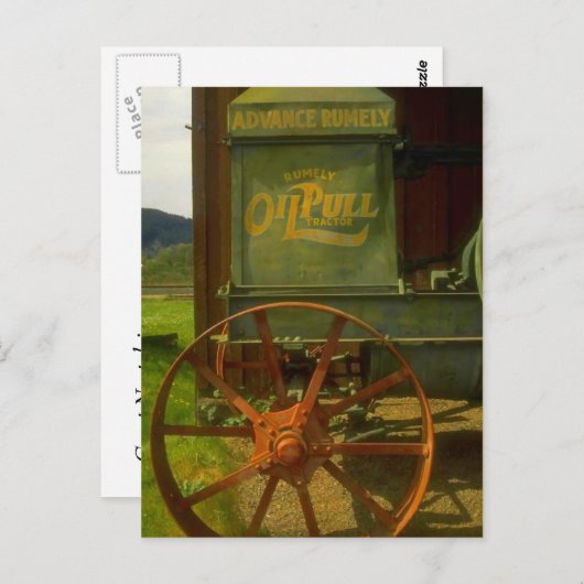  OUD OUDE TREKKER RUMELIJK OLIPULL BRIEFKAART (Voorkant / Achterkant)