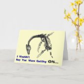 Oud Overblijfsel Verjaardag II Kaart (Gele Bloem)