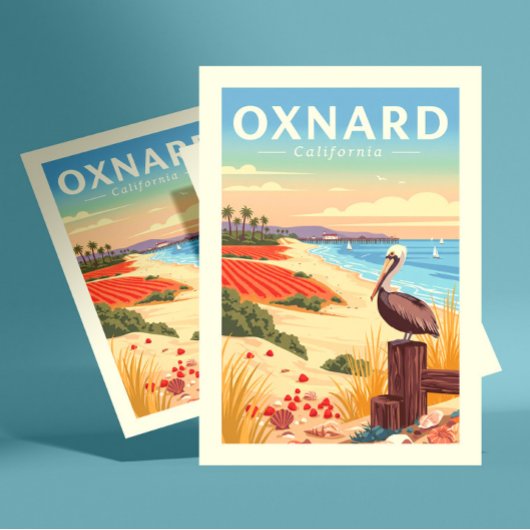 Oud Oxnard Californië Briefkaart