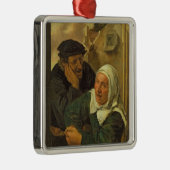 Oud paar metalen ornament (Rechts)