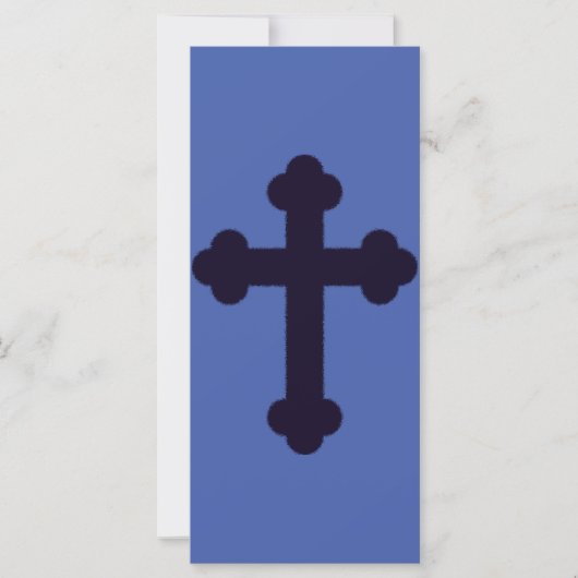 Oud paarse Christelijk kruis (Voorkant)