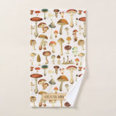 Oud Paddenstoelenpatroon Bad Handdoek (Handdoek)