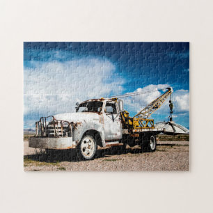 Oud pak Truck Nevada op. Legpuzzel