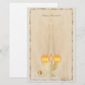 oud papier Chanoeka Party Festival van het licht (Voorkant / Achterkant)