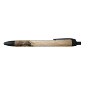Oud papier en compass Pen! Zwarte Inkt Pen (Bovenkant)