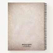  oud papier familie kookboek notitieboek (Achterkant)