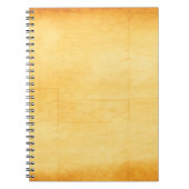 Oud papier geel papier textuur notitieboek (Voorkant)
