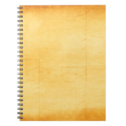 Oud papier geel papier textuur notitieboek (Voorkant)