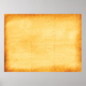 Oud papier geel papier textuur poster (Voorkant)