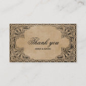 oud papier - Koninklijk bedankt - kaart (Voorkant)