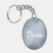 oud papier met waterverf sleutelhanger (Voorkant Links)