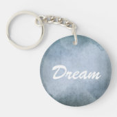 oud papier met waterverf sleutelhanger (Voorkant)