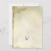 Oud  papier muzieknoten kaart (Achterkant)