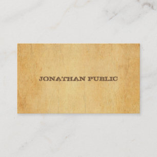  oud papier noodlijdend script tekst elegant visitekaartje