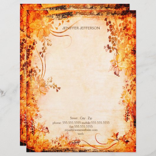 Oud papier Papier (Voorkant / Achterkant)