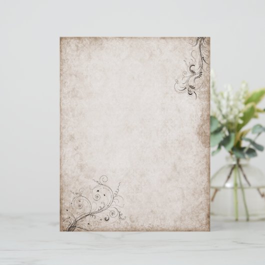  oud papier Papier (Staand voorkant)