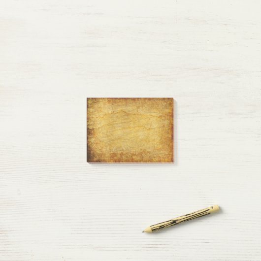 Oud papier post-it® notes (Op bureau)
