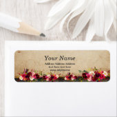 oud papier, retour address stickers (Insitu)