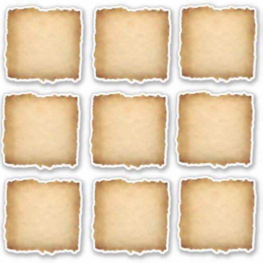 Oud Papier rustiek crafting label (Voorkant)