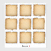 Oud Papier rustiek crafting label (Vel)