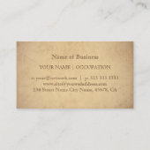 oud papier voor herstel visitekaartje (Achterkant)