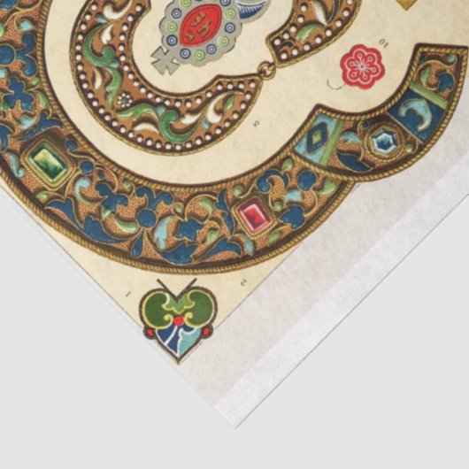 Oud papier voor kruisingen en medailles (Detail)