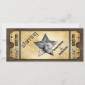 Oud papieren kaartje  Moderne Typografie Weddensch Kaart (Achterkant)