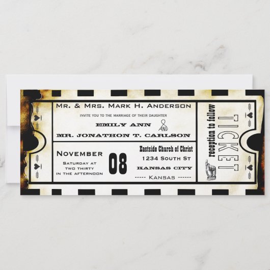 Oud papieren kaartje  Moderne Typografie Weddensch Kaart (Achterkant)