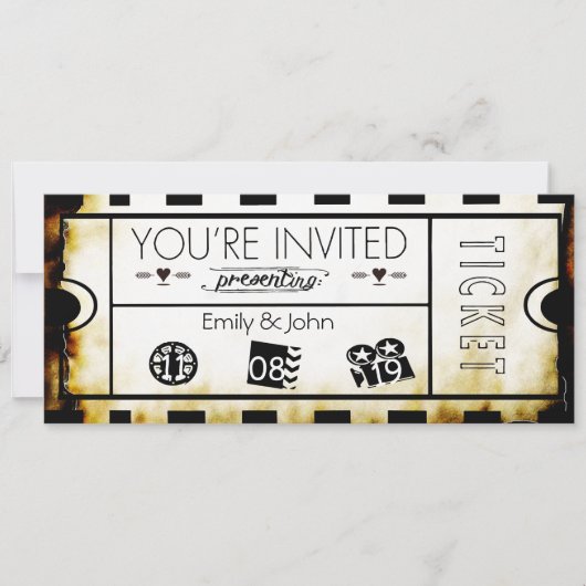 Oud papieren kaartje  Moderne Typografie Weddensch Kaart (Voorkant)