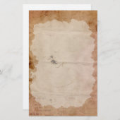 oud papierpapier voor telegrammen briefpapier (Voorkant / Achterkant)
