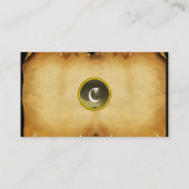 OUD PARCHMENT, GEM STONE, MONOGRAM grijs Visitekaartje (Achterkant)