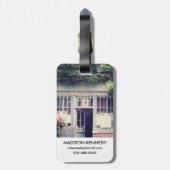 Oud-Parijs Bagagelabel (Achterkant verticaal)