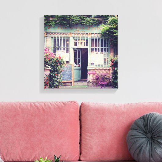  Oud-Parijs Canvas Afdruk (Insitu (Woonkamer))