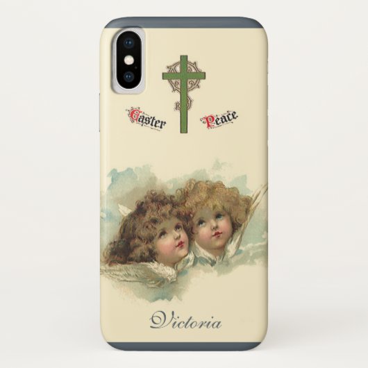 Oud Pasen, engelachtige engelen wolken in de hemel Case-Mate iPhone Case (Achterkant)
