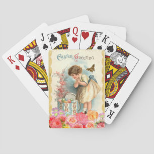 Oud Pasen Groet Pokerkaarten