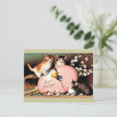 Oud - Pasen Groeten Feestdagenkaart (Staand voorkant)