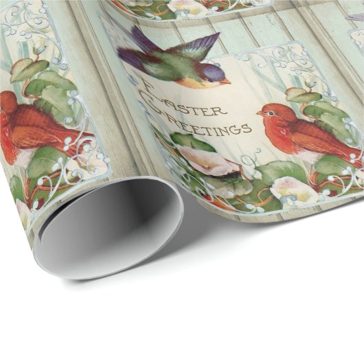 Oud Pasen Lente  Cadeaupapier (Rol Hoek)
